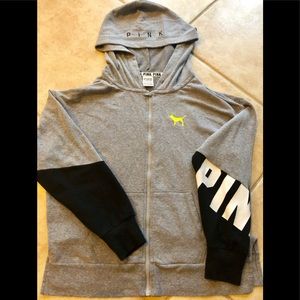 PINK light weight hoodie